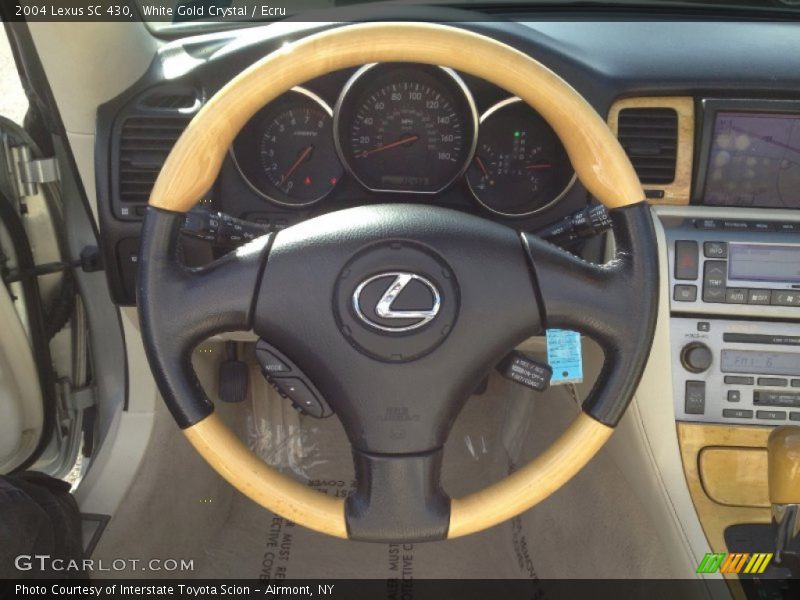 White Gold Crystal / Ecru 2004 Lexus SC 430