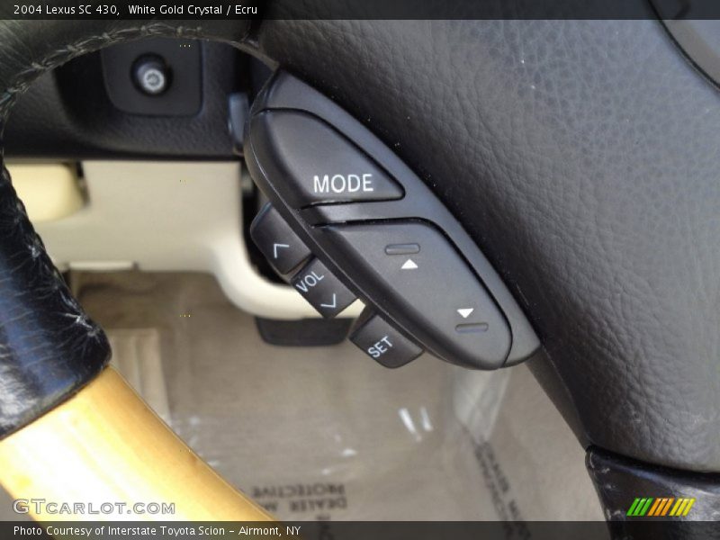 White Gold Crystal / Ecru 2004 Lexus SC 430
