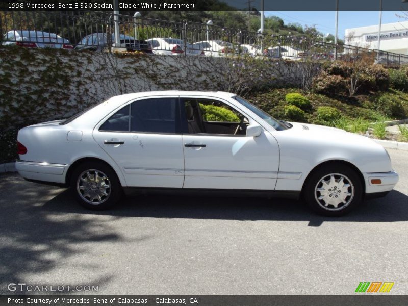 Glacier White / Parchment 1998 Mercedes-Benz E 320 Sedan
