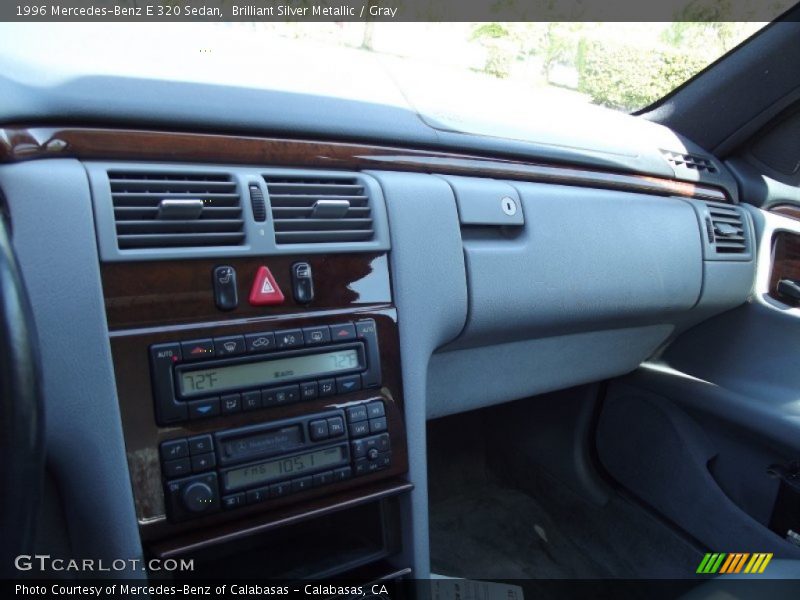Brilliant Silver Metallic / Gray 1996 Mercedes-Benz E 320 Sedan
