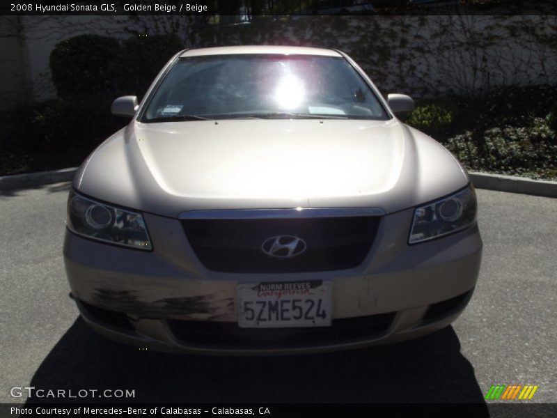 Golden Beige / Beige 2008 Hyundai Sonata GLS