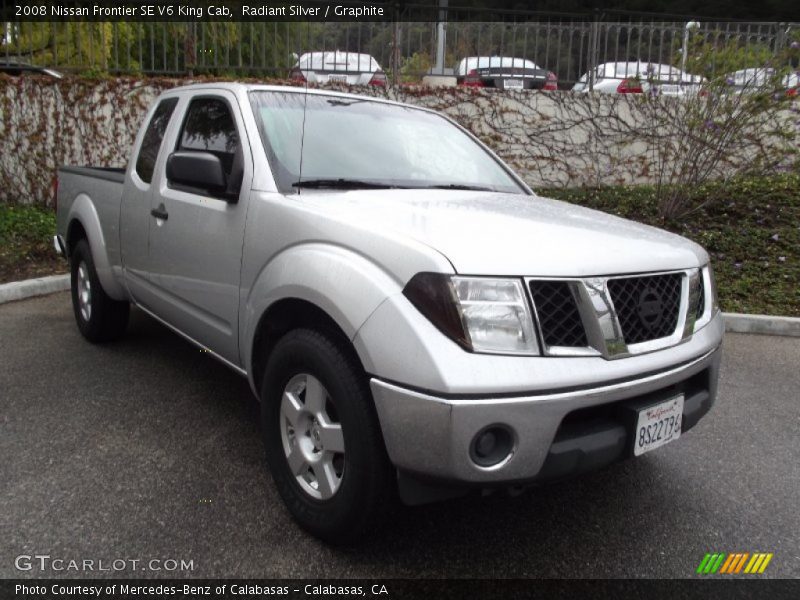 Radiant Silver / Graphite 2008 Nissan Frontier SE V6 King Cab