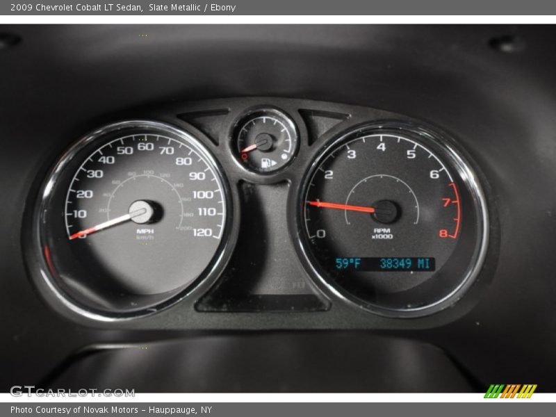 Slate Metallic / Ebony 2009 Chevrolet Cobalt LT Sedan