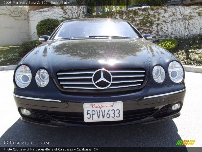 Black / Black 2005 Mercedes-Benz CL 500