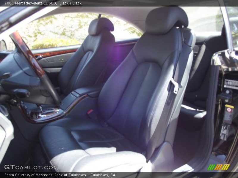 Black / Black 2005 Mercedes-Benz CL 500