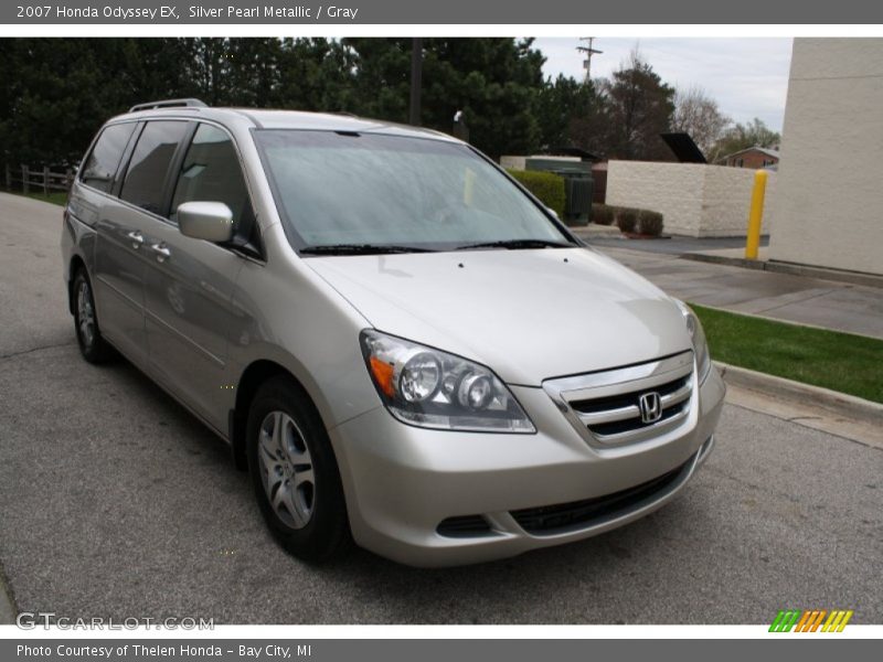 Silver Pearl Metallic / Gray 2007 Honda Odyssey EX