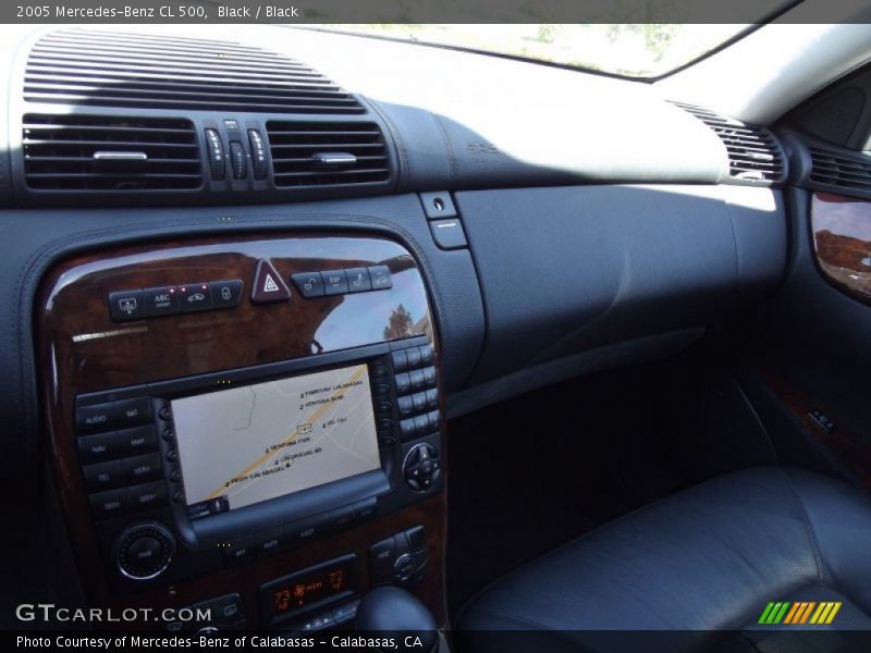 Black / Black 2005 Mercedes-Benz CL 500