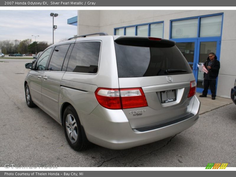 Silver Pearl Metallic / Gray 2007 Honda Odyssey EX