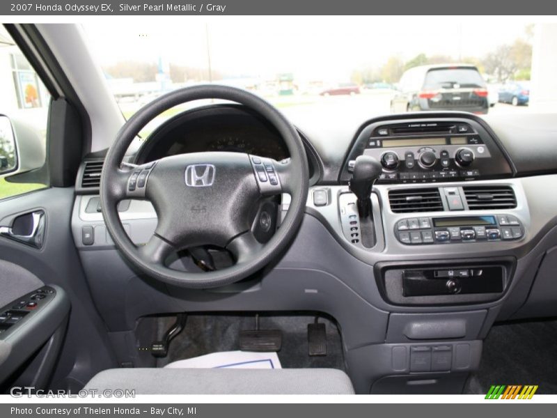 Silver Pearl Metallic / Gray 2007 Honda Odyssey EX