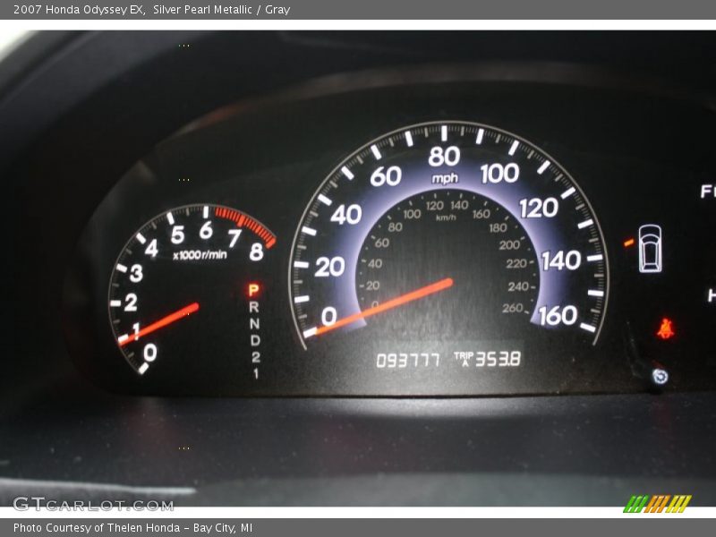Silver Pearl Metallic / Gray 2007 Honda Odyssey EX