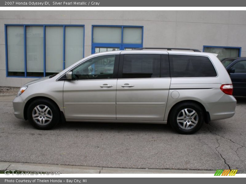 Silver Pearl Metallic / Gray 2007 Honda Odyssey EX
