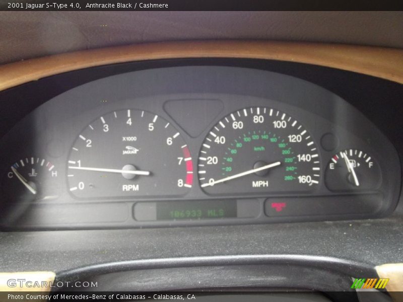  2001 S-Type 4.0 4.0 Gauges