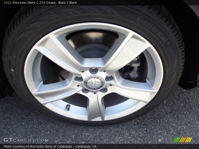 Black / Black 2012 Mercedes-Benz C 250 Coupe