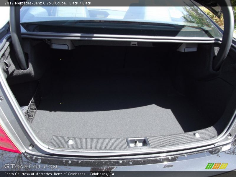 Black / Black 2012 Mercedes-Benz C 250 Coupe