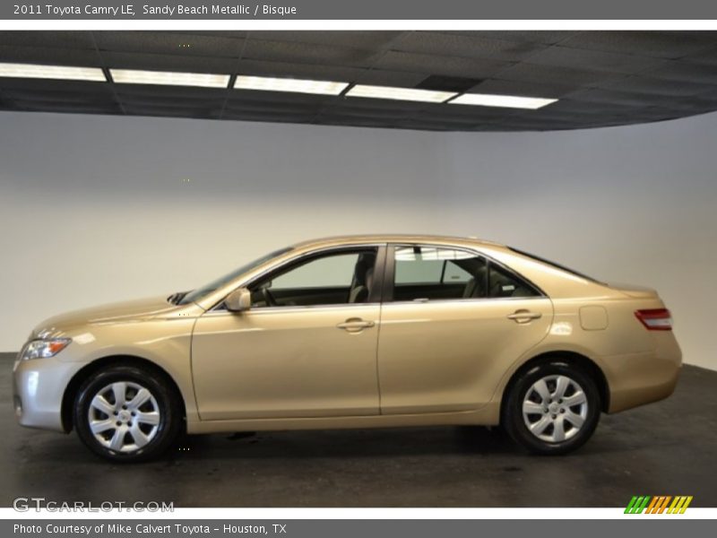 Sandy Beach Metallic / Bisque 2011 Toyota Camry LE
