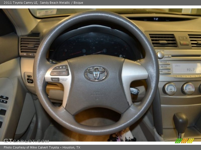Sandy Beach Metallic / Bisque 2011 Toyota Camry LE