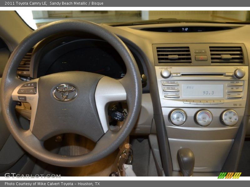 Sandy Beach Metallic / Bisque 2011 Toyota Camry LE