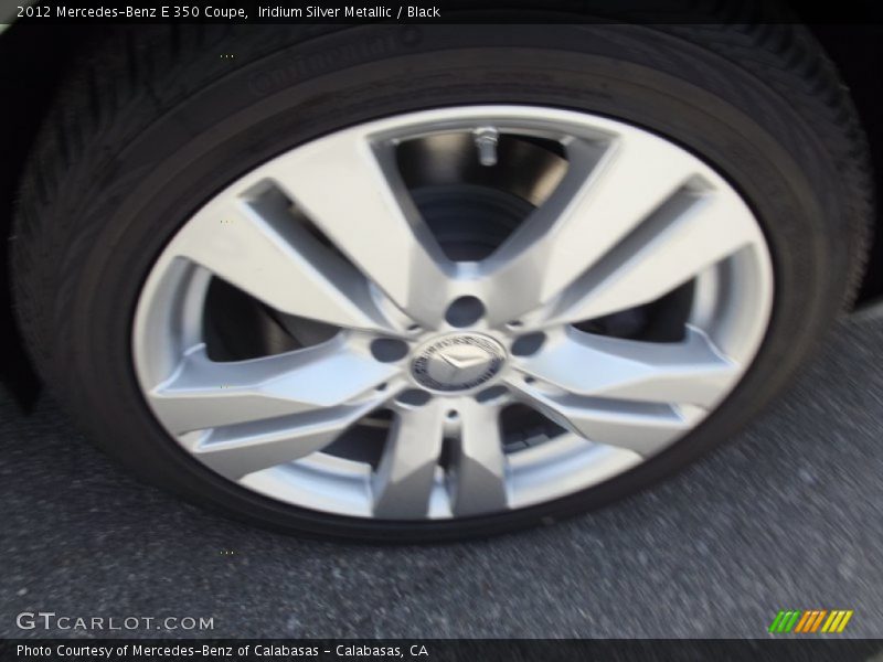 Iridium Silver Metallic / Black 2012 Mercedes-Benz E 350 Coupe