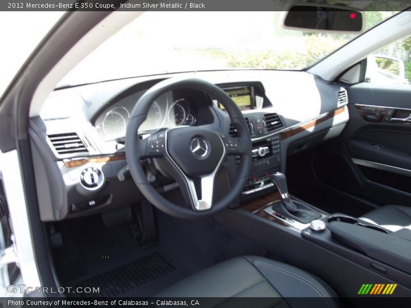 Iridium Silver Metallic / Black 2012 Mercedes-Benz E 350 Coupe