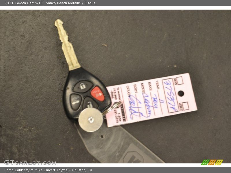 Sandy Beach Metallic / Bisque 2011 Toyota Camry LE