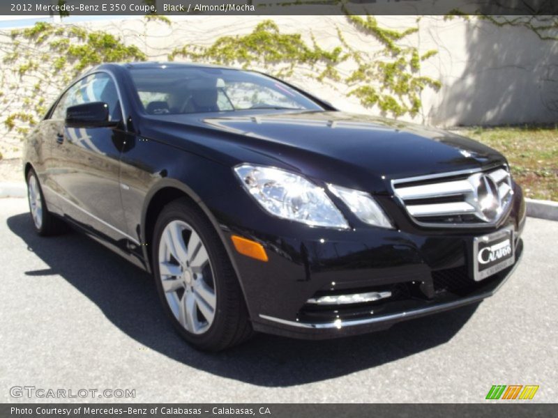 Black / Almond/Mocha 2012 Mercedes-Benz E 350 Coupe
