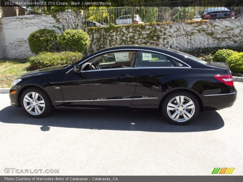 Black / Almond/Mocha 2012 Mercedes-Benz E 350 Coupe