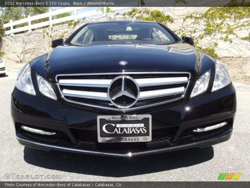 Black / Almond/Mocha 2012 Mercedes-Benz E 350 Coupe