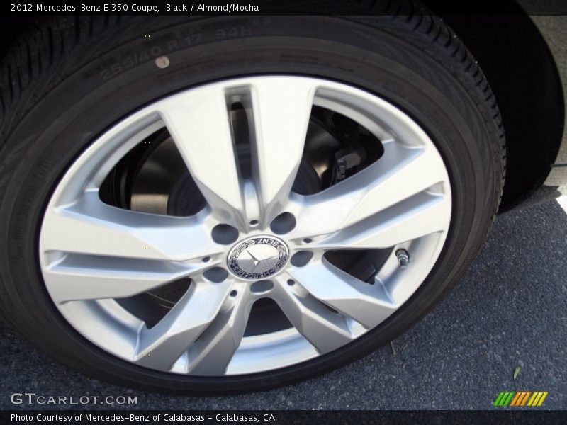 Black / Almond/Mocha 2012 Mercedes-Benz E 350 Coupe