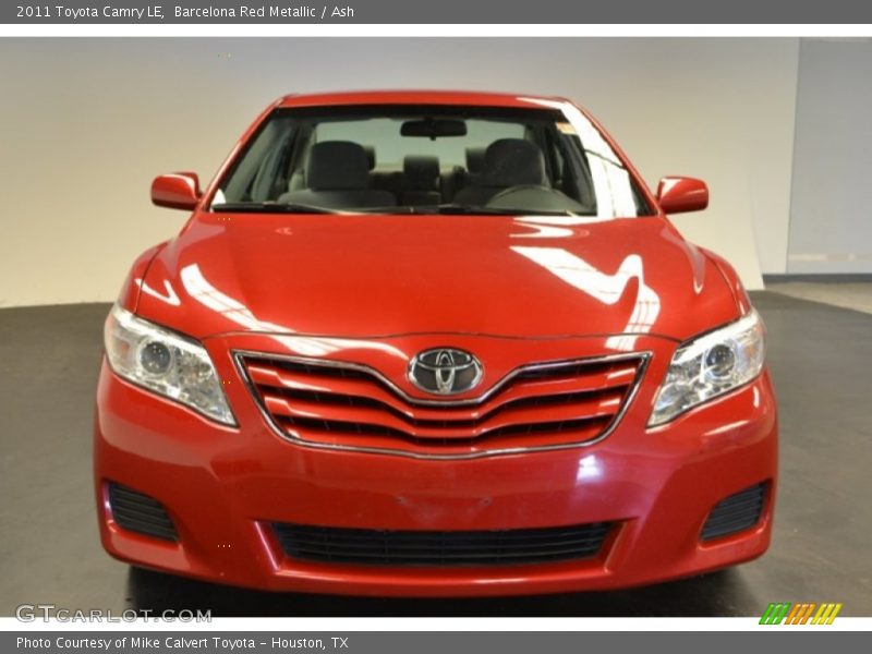 Barcelona Red Metallic / Ash 2011 Toyota Camry LE