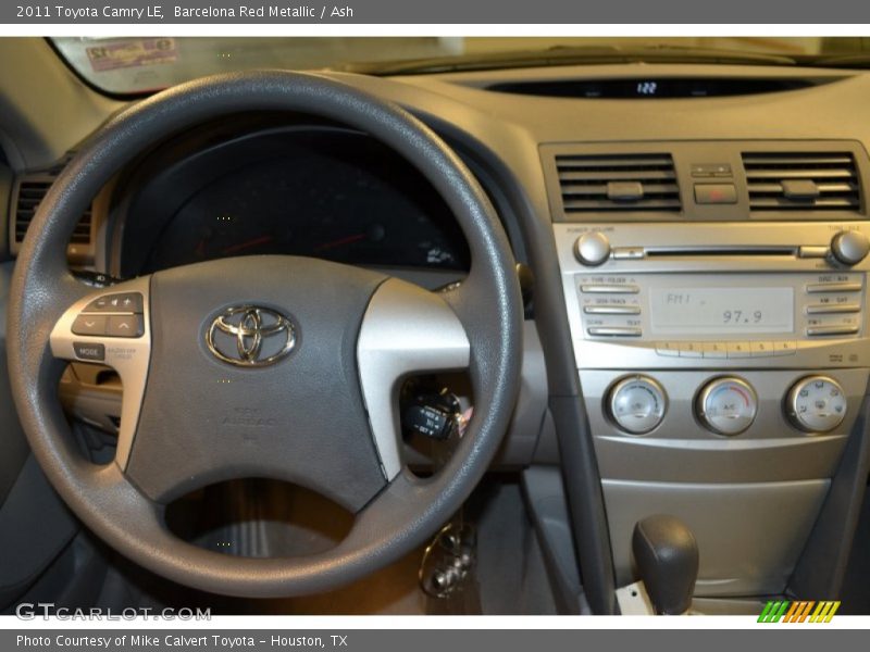 Barcelona Red Metallic / Ash 2011 Toyota Camry LE
