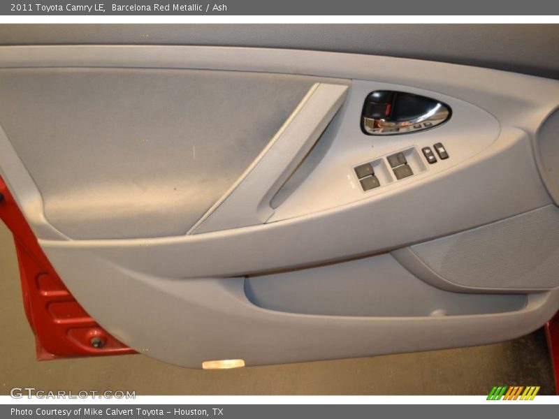Barcelona Red Metallic / Ash 2011 Toyota Camry LE