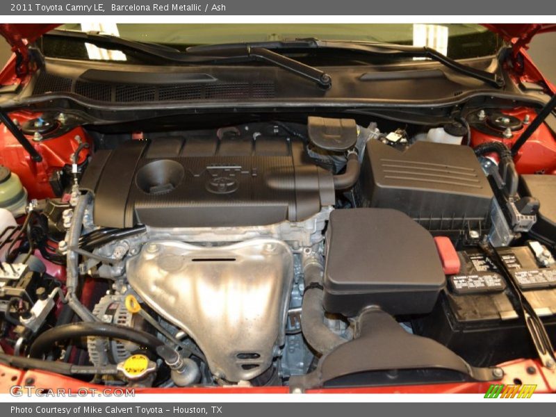 Barcelona Red Metallic / Ash 2011 Toyota Camry LE