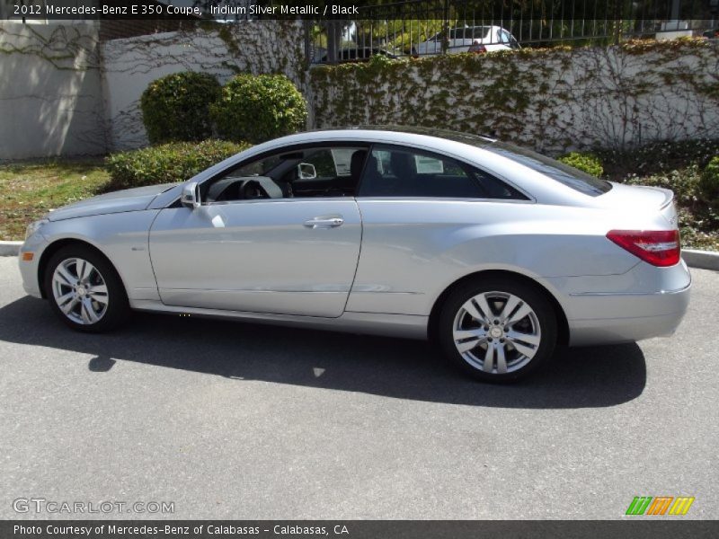Iridium Silver Metallic / Black 2012 Mercedes-Benz E 350 Coupe