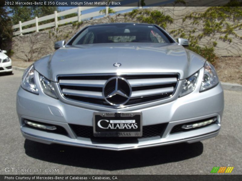 Iridium Silver Metallic / Black 2012 Mercedes-Benz E 350 Coupe
