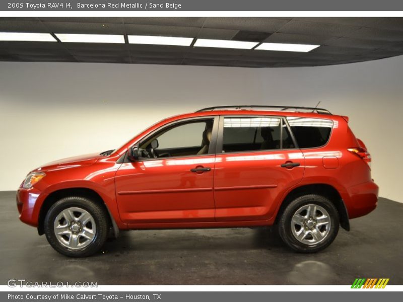 Barcelona Red Metallic / Sand Beige 2009 Toyota RAV4 I4