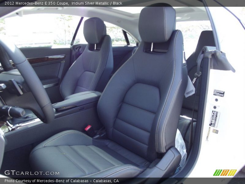 Iridium Silver Metallic / Black 2012 Mercedes-Benz E 350 Coupe