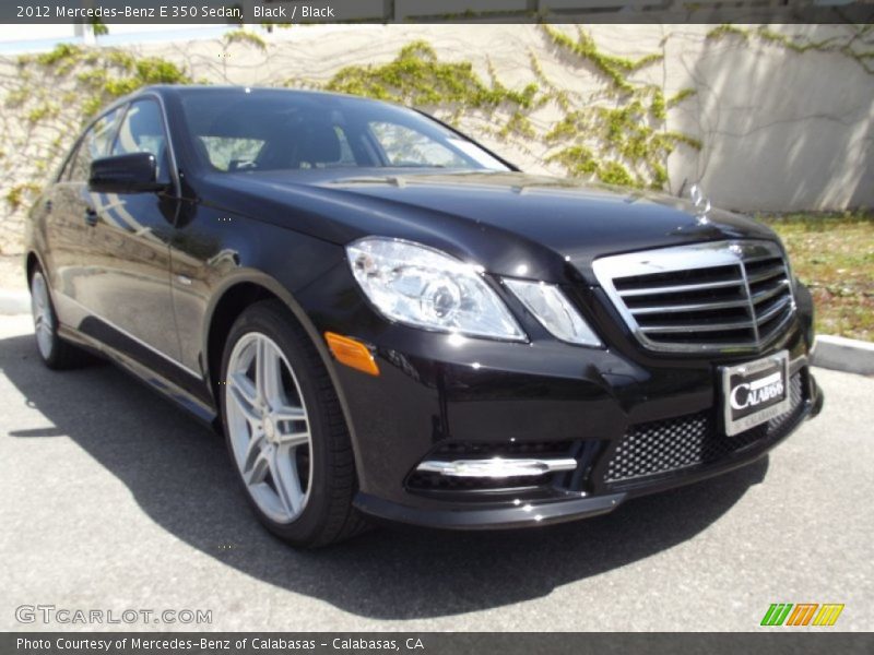Black / Black 2012 Mercedes-Benz E 350 Sedan