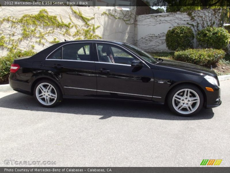 Black / Black 2012 Mercedes-Benz E 350 Sedan