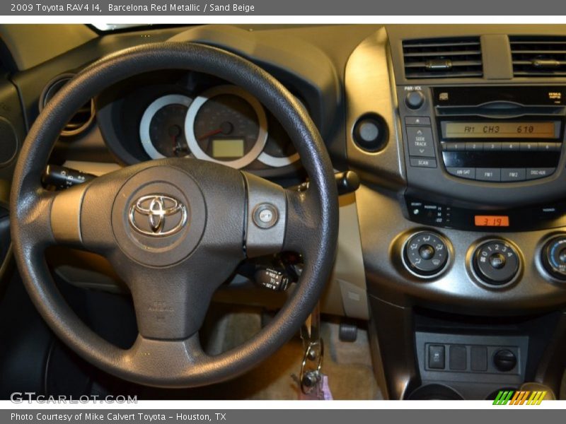 Barcelona Red Metallic / Sand Beige 2009 Toyota RAV4 I4