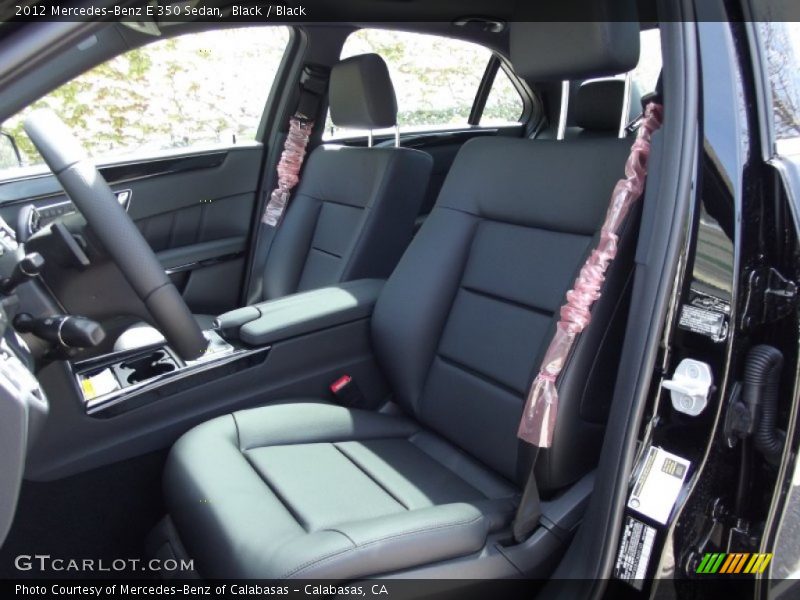 Black / Black 2012 Mercedes-Benz E 350 Sedan