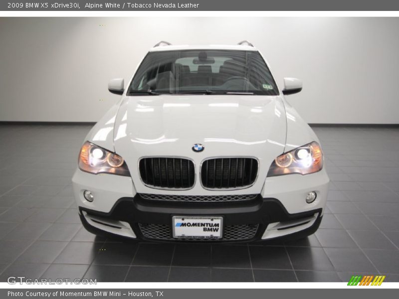 Alpine White / Tobacco Nevada Leather 2009 BMW X5 xDrive30i