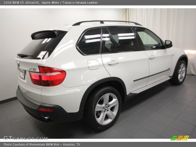 Alpine White / Tobacco Nevada Leather 2009 BMW X5 xDrive30i