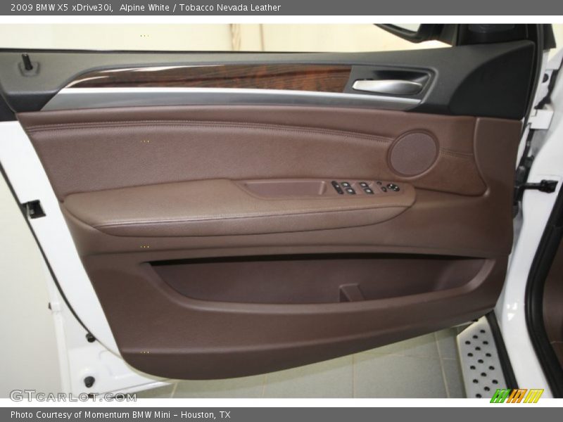 Alpine White / Tobacco Nevada Leather 2009 BMW X5 xDrive30i