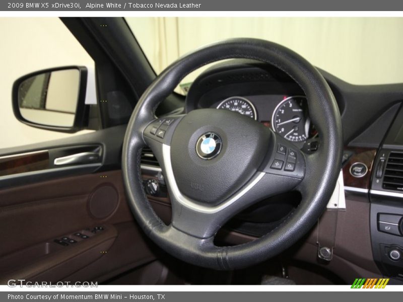 Alpine White / Tobacco Nevada Leather 2009 BMW X5 xDrive30i