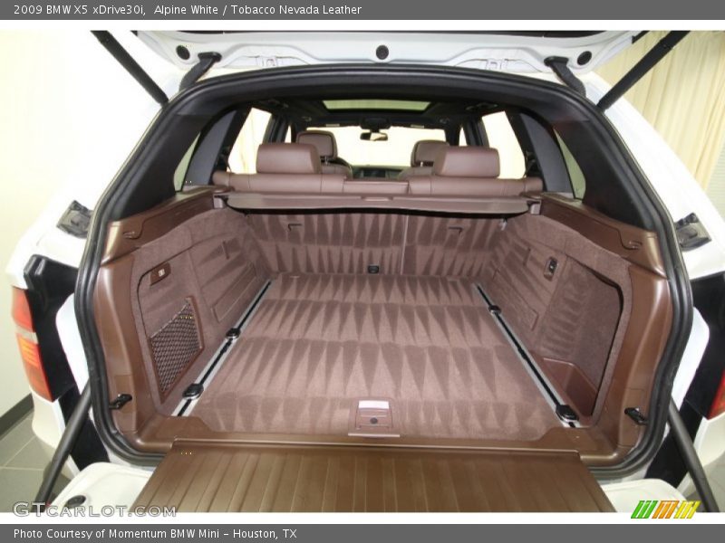 Alpine White / Tobacco Nevada Leather 2009 BMW X5 xDrive30i