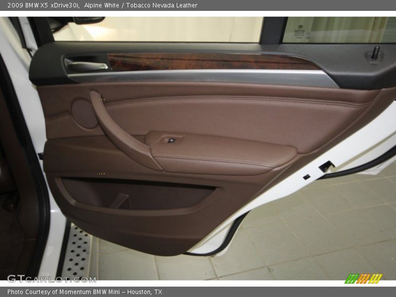 Alpine White / Tobacco Nevada Leather 2009 BMW X5 xDrive30i