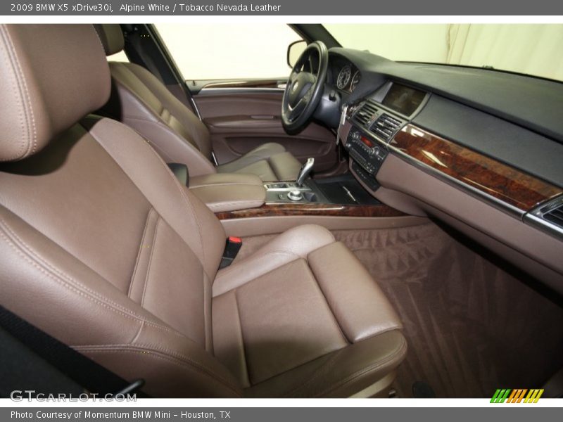 Alpine White / Tobacco Nevada Leather 2009 BMW X5 xDrive30i