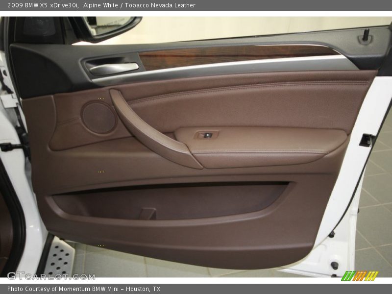 Alpine White / Tobacco Nevada Leather 2009 BMW X5 xDrive30i