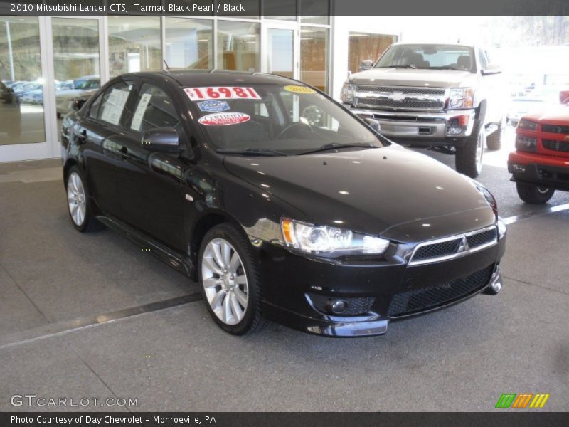 Tarmac Black Pearl / Black 2010 Mitsubishi Lancer GTS