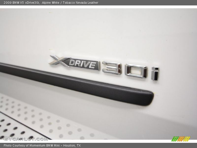 Alpine White / Tobacco Nevada Leather 2009 BMW X5 xDrive30i